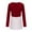 Wine, variant on Diufon Women's Maternity Nursing Top Long Sleeve Round Neck Blouse Color Patchwork Postpartum Breastfeeding Clothes