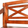 thumbnail image 3 of vidaXL Batavia Bench 98 cm Solid Mahogany Wood Dark Brown, 3 of 4
