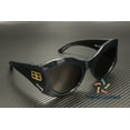 thumbnail image 3 of BALENCIAGA BB0256S 001 Cat Eye Bio Injection Black Grey 56 mm Women's Sunglasses, 3 of 5