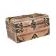 thumbnail image 3 of Cofre del tesoro de madera de estilo vintage, organizador de joyas portátil multiusos de madera. Color de madera, 3 of 9