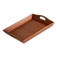 thumbnail image 4 of Plato de madera para servir, bandeja para fiestas, soporte multiusos para tartas, aperitivos y dulces. Marrón, 4 of 9