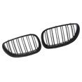 thumbnail image 4 of Parrillas Delanteras De Aletas Gemelas Sunnimix Negro Brillante Para E60 E61 M5 5 Series 03-10, 4 of 6