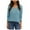 Light Blue, variant on idosla Womens V Neck Long Sleeve Shirt Fall Fashion Knitted Sweaters Dressy Casual Pullover Tunic Tops with Decorative Buttons (Coffee, XXL)