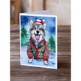 thumbnail image 2 of Keeshond Christmas Greeting Cards Pack of 8 7 in x 5 in, 2 of 3