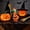 1 Orange Pumpkin, variant on AuroraX Pumpkin 19 inch Porch Goose Halloween Outfits , 23" Porch Goose Clothes Sets 17 inch Autumn Halloween Decorations Outdoor Plastic Porch Goose Accessories