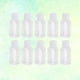 thumbnail image 4 of EeaseMX 10 botellas de muestra de plástico vacías de 50 ml, recipientes, frascos, botes, viales con tapa para emulsión de gel de ducha y agua emoliente., 4 of 7
