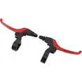 thumbnail image 1 of HELIAHOO Mountain Bike Brake Lever, Sandblasting Process Good Hand Feeling Aluminum Bicycle Brake Lever for Replacement (Red) UA2459-4594, 1 of 9