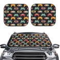 thumbnail image 2 of Balery Retro Video Game Sun Shield 2 Pack For Car Front Windows Foldable Sun Visor Protector Blocks Max Uv Rays And Keeps Your Vehicle Cool For Most Sedans Suv Truck, 2 of 7
