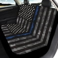 thumbnail image 4 of Pzuqiu Thin Blue Line Flag Car Seat Covers Full Set Breathable, for SUV Seats Sedan Seats Van Seats Suitable for Cars most Cars, 4 of 10