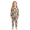 thumbnail image 2 of Aayomet Halloween Pajamas Toddler Girls Boys Snug Fit Pumpkin Long Sleeve Top and Pants Pj from Bamboo Sleepwear Sets, 2 of 9