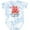 Tie Dye Blue, variant on Inktastic My Granny Loves Me Bear and Hearts Boys or Girls Baby Bodysuit