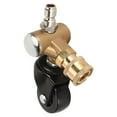thumbnail image 2 of Rueda giratoria para limpiador de chasis con conector rápido de 1/4 pulg. Adaptador de lavadora a presión de latón Accesorio de rueda de unión para limpieza de carreteras, 2 of 10