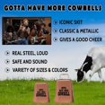 thumbnail image 4 of Bevin Bells "Gotta Have More Cowbell" (Medium) | Kentucky Cow Bell w/Black Color | Made from Steel | Loud Noise Makers w/Handle | Made in CT, USA, 4 of 4