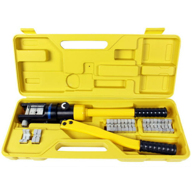 TMS 16 Ton Hydraulic Wire Battery Cable Lug Terminal Crimper Crimping ...