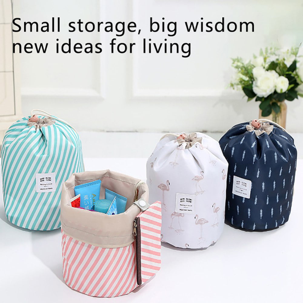 Lazy Cosmetic Bag Drawstring Travel Makeup Bag Pouch Multifunction Storage  Portable Toiletry Bags