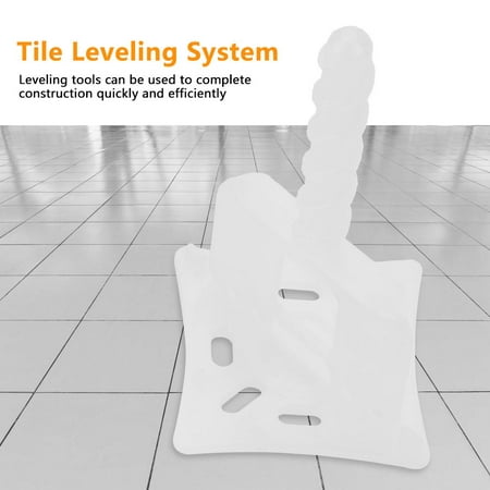 FAGINEY Tile Leveling System, Tile Leveler Bases,100pcs/set Professional Tile Leveling System Bases Wall Floor Plastic Flooring Tool
