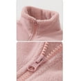 thumbnail image 5 of SGMVNU Girls Jacket Full Zip Warm Jackets Boys Winter Coat Windbreaker Outerwear with Pockets Kids Winter Clothes(Size 13-14 Years, Light Pink), 5 of 7