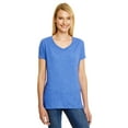 thumbnail image 2 of Hanes Ladies' X-Temp Triblend V-Neck T-Shirt - 42VT, 2 of 4