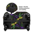 thumbnail image 6 of Uemuo Neon Mardi Gras Printed Washable Luggage Cover - Fashion Suitcase Protector Fits 18-32 Inch Luggage -, 6 of 9