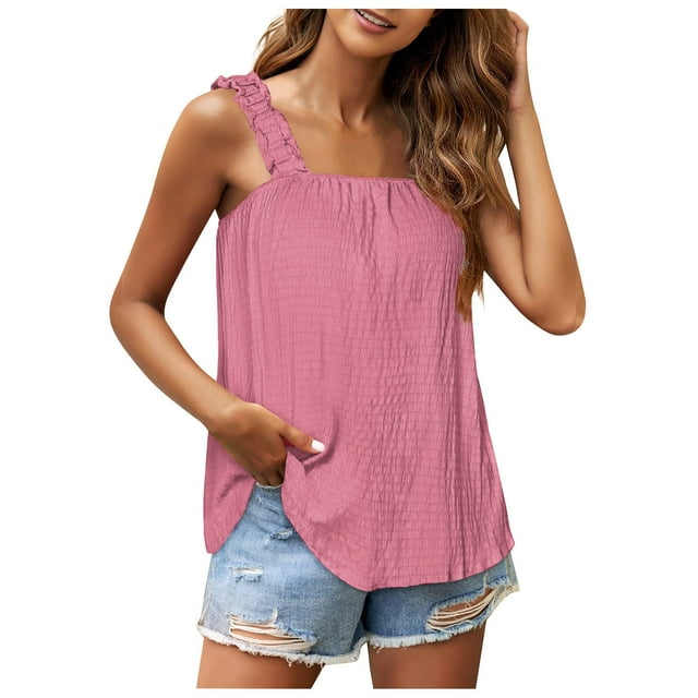 Birdeem Blouse Sans Manches Confortable et Ample pour Femmes, Mode Décontractée