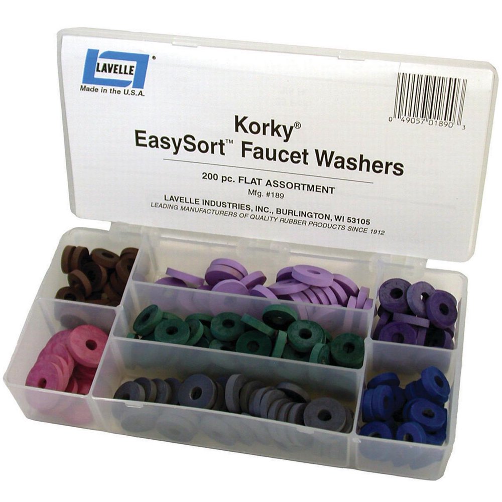 FAUCET WASHER FLAT KIT 200PC