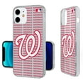 thumbnail image 6 of Washington Nationals Text Backdrop Clear iPhone Case, 6 of 7