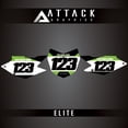 thumbnail image 2 of Attack Graphics Elite Number Plate Backgrounds for Kawasaki KLX140 2020, 2 of 3