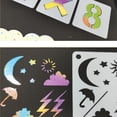 thumbnail image 4 of 2 Sets Kids Alphabet Stencil Capital Lowercase Drawing Template Painting Stencil, 4 of 10