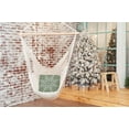thumbnail image 2 of 18" x 18" Simply Daisy Snowflake Polyester Indoor/Outdoor Pillow, Sage Green (1 Count), 2 of 4
