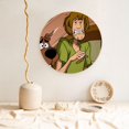 thumbnail image 2 of Lsque Scooby-Doo Pattern Ceramic Decorative Plate Decorative Plates with Display Stand Personalized Porcelain Plate Ceramic Ornaments for Wall Hanging Decoration-7in, 2 of 6