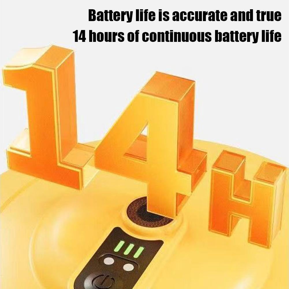 Portable Floating Fish Tank Aerator – 3000mAh Rechargeable Oxygen Pump with IPX7 Waterproof, USB-C for Fishing Bait Bucket