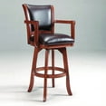 thumbnail image 2 of Hillsdale Park View 30" Swivel Arm Bar Stool in Medium Brown Oak, 2 of 8