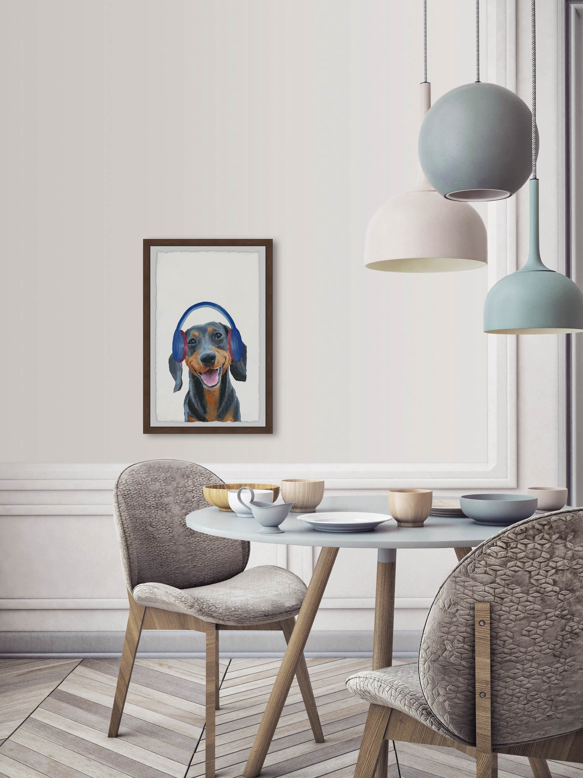 Marmont Hill "Music Lover" Framed Painting Art Print, 20.00" x 1.50"