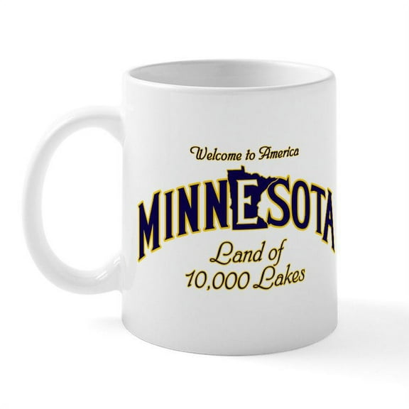 CafePress - Minnesota Mug - 11 oz Ceramic Mug - Novelty Coffee Tea Cup
