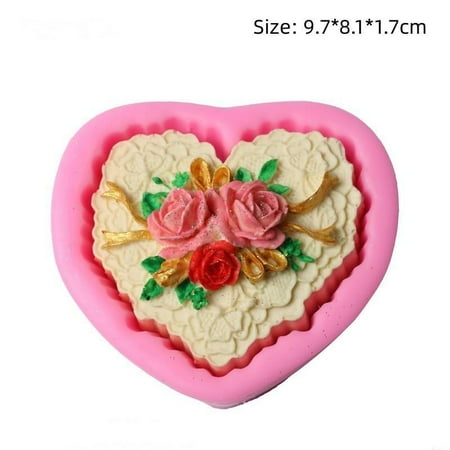 

Rose Flip Sugar Silicone Mold Maple Leaf Subshrubby Peony Flower Carnation Cake Decoration Baking Utensils Kitchen Accessories