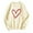 Beige, variant on WREESH Oversized Sweatshirt for Women Crewneck Pullover Heart Graphic Loose Spring Tops Valentine Gifts Beige