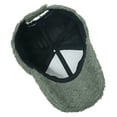 thumbnail image 4 of Gorra de béisbol de invierno para mujer, gorra de béisbol cálida de color sólido de lana de cordero para viajes al aire libre, 4 of 5