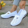 thumbnail image 4 of YOUYEDIAN Orthopedic Shoes for Women Spring Casual Slip on Non Slip Arch Support Sneakers Dress Comfy Mesh Closed Toe Shoes (White), 4 of 6
