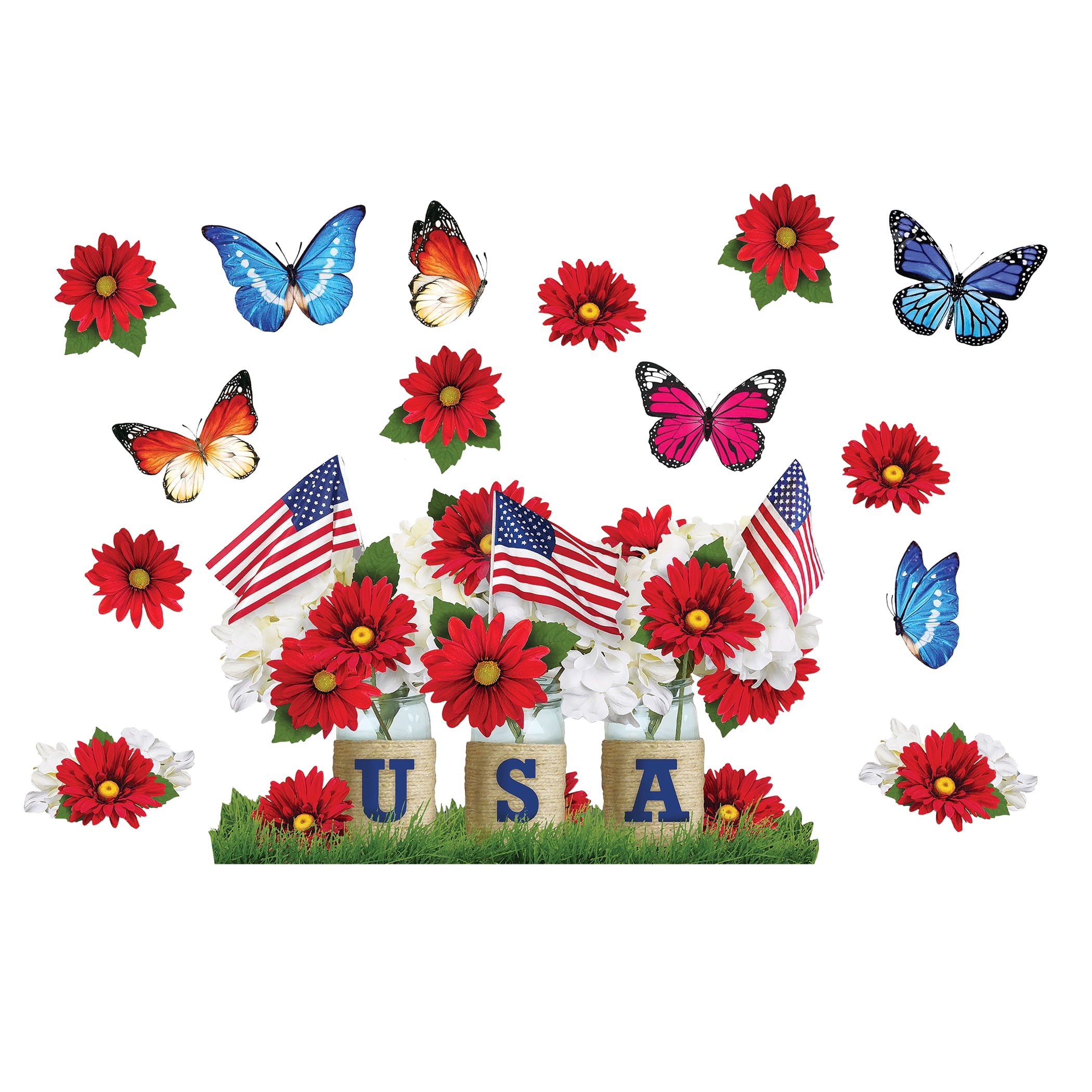 USA Summer Holidays Garage 15 Pieces Includes