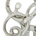 thumbnail image 6 of 11" x 21" Silver Porcelain Ceramic Family Sculpture, by DecMode, 6 of 13
