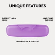 RADIUS Large Tampon Travel Case Purple