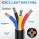thumbnail image 2 of Cable NAOEVO, calibre 18, 4 conductores, 18 AWG, PVC trenzado de 4 núcleos, 2 of 6