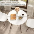 thumbnail image 6 of Costway Dining Table Set Modern 5 PCS For 4 Round Dining Room Table Set with Solid Wood Leg Brown, 6 of 10