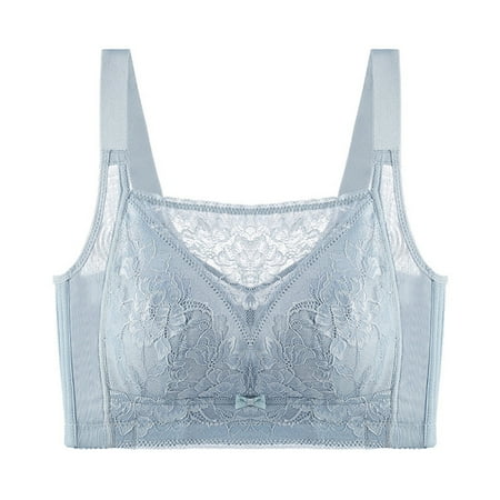 LLYWEY Push up Bralette Discounts Pull on Bras Women Ladies Bralette Bra Style-1440 Women Support Bra Feature Adult Female Bralette Sports Bras Light Blue 34B