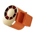 thumbnail image 2 of Ventilador con clip para la cintura, ventilador de bolsillo, ventilador de mesa recargable de 3 velocidades, ventilador portátil personal Oro naranja, 2 of 7