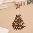 thumbnail image 4 of 3D Wooden Snowflake Christmas Decorations | Layered Red Green Brown Holiday Hanging Decor | Adjustable Rope for Tree Decoration | Snowflake Pattern Pendant(Grey), 4 of 4