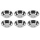 thumbnail image 2 of Plato de acero inoxidable de 6 piezas de acero inoxidable plato de salsa de bowls de la placa de aperitivo, 2 of 5