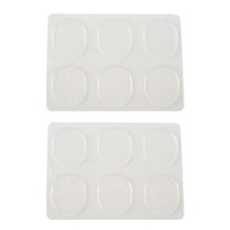 12pcs Snare Drum Mute Pad Drum Damper Gel Pads Snare Drum Muffler Mute Percussion Accessories(Transparent)
