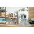 thumbnail image 2 of Ahgly Company Machine Washable Indoor Rectangle Transitional Pearl White Beige Area Rugs, 8' x 10', 2 of 7