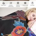 thumbnail image 3 of PIKWEEK  Blanket Gifts for Women Girls Mom, Psychedelic Forest with Birds Decoration for Home Bedroom Living Room Sofa All Seasons, Warm Soft Smooth Lightweight Throw Blankets, 3 of 6